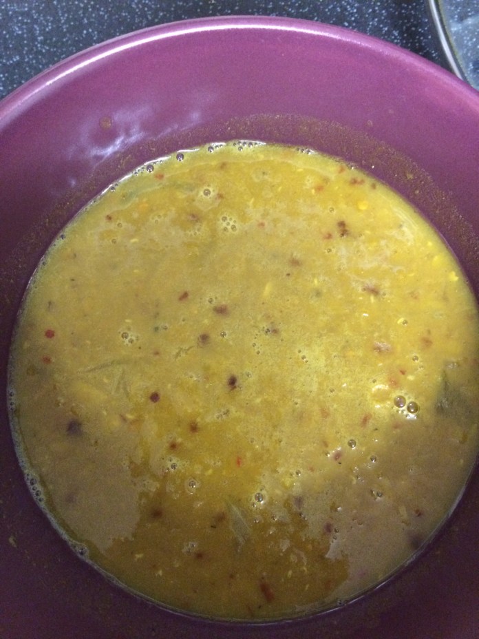 চিংড়ি শুঁটকি দিয়ে মুসুর ডাল